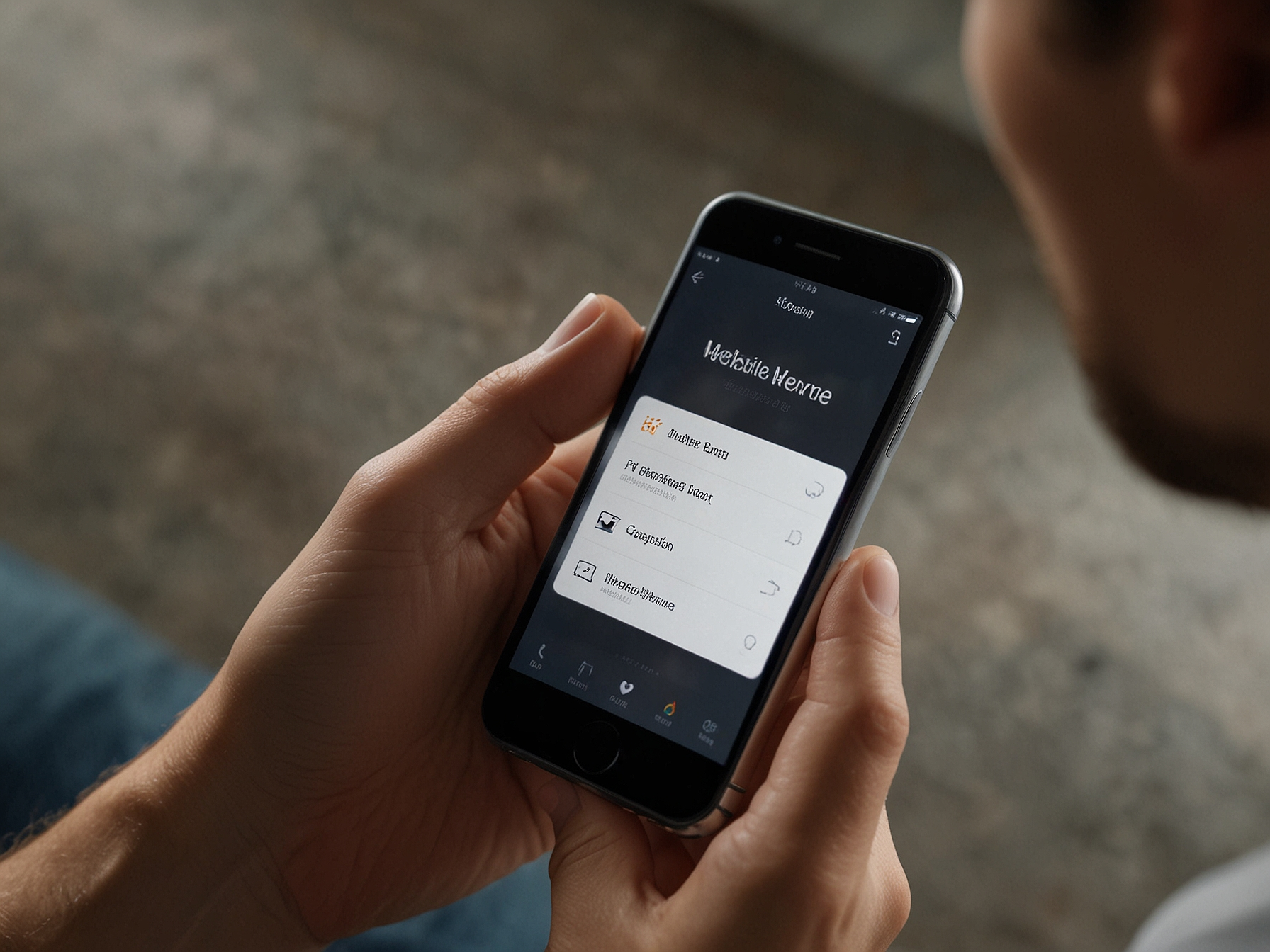 Open site in mobile browser